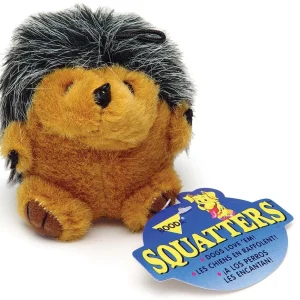 Booda Squatter Plush Dog Toy Hedgehog Multi-Color Medium