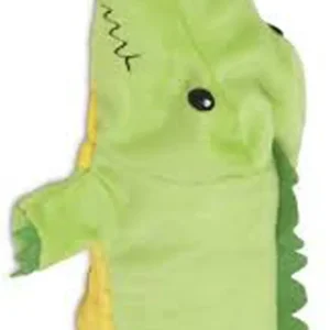 Booda Squeakbottles Gator Dog Toy Green Medium