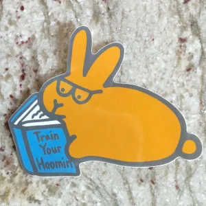 Book Bunny STICKER