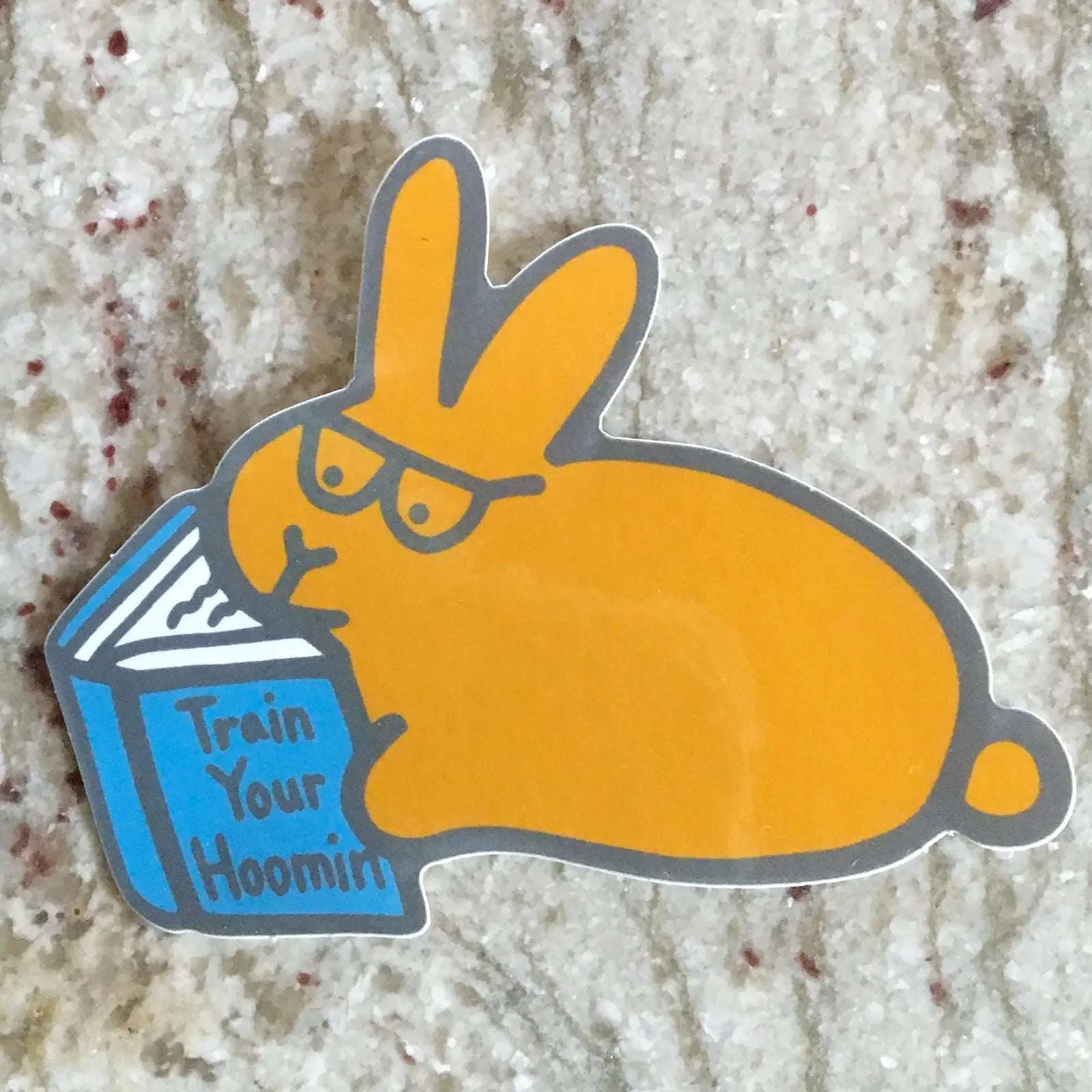 Book Bunny STICKER