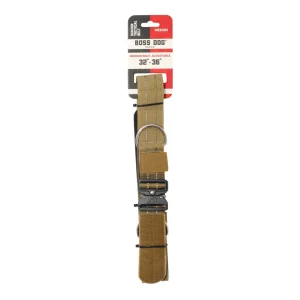 Boss Dog Human Boss Tactical Utility Dog Walker Belt Tan, Medium 32-36 in Waist