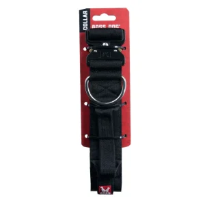 Boss Dog Tactical Adjustable Dog Collar Black, X-Large, 20-28 in