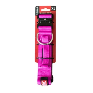 Boss Dog Tactical Adjustable Dog Collar Hot Pink, X-Large