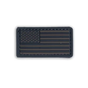 Boss Dog Tactical Dog Collar Patch - Black Stealth USA Flag