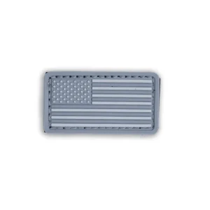 Boss Dog Tactical Dog Collar Patch - Grey USA Flag