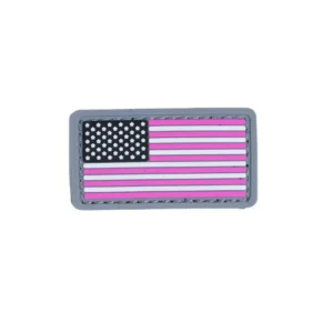 Boss Dog Tactical Dog Collar Patch - Pink USA Flag