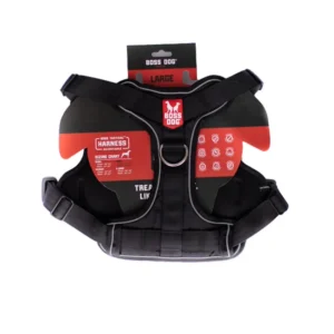 Boss Dog Tactical Dog Harness, Black, Large