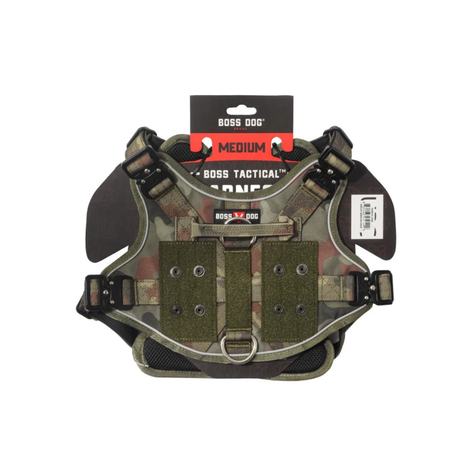 Boss Dog Tactical Dog Harness Green Camo, Medium - Image 2