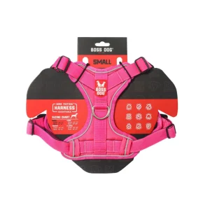 Boss Dog Tactical Dog Harness Hot, Pink, Small