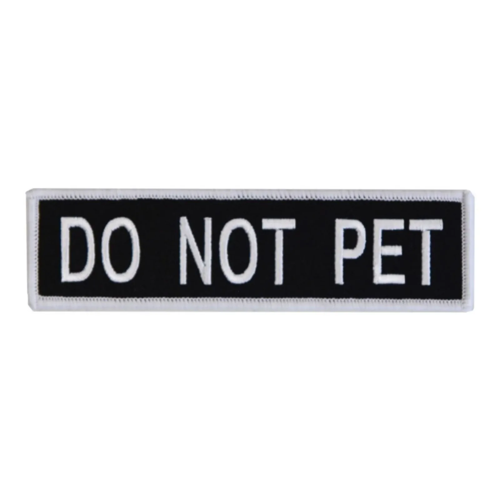 Boss Dog Tactical Dog Harness Patch Do Not Pet, Large