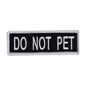 Boss Dog Tactical Dog Harness Patch Do Not Pet, Small