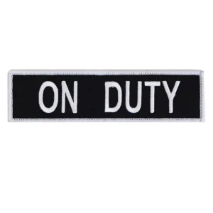 Boss Dog Tactical Dog Harness Patch On Duty, Large