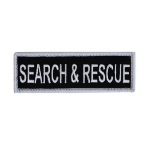 Boss Dog Tactical Dog Harness Patch Search Rescue, Small