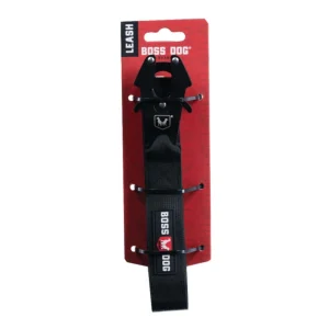 Boss Dog Tactical Dog Leash Black, 4 ft