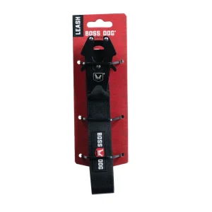 Boss Dog Tactical Dog Leash Black, 6 ft