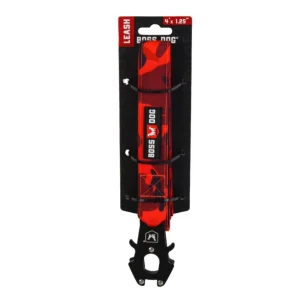 Boss Dog Tactical Dog Leash Red Camo, 4 ft