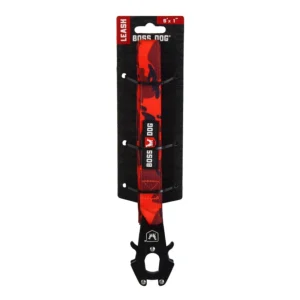 Boss Dog Tactical Dog Leash Red Camo, 6 ft