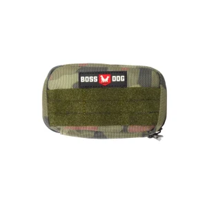 Boss Dog Tactical Molle Dog Harness Bag Camo Green Large