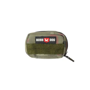 Boss Dog Tactical Molle Dog Harness Bag Camo Green Small