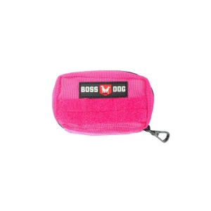 Boss Dog Tactical Molle Dog Harness Bag Hot Pink Small
