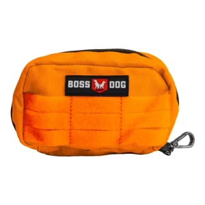 Boss Dog Tactical Molle Dog Harness Bag Hunter Orange Large