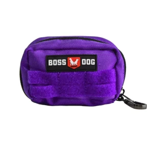 Boss Dog Tactical Molle Dog Harness Bag Purple Large