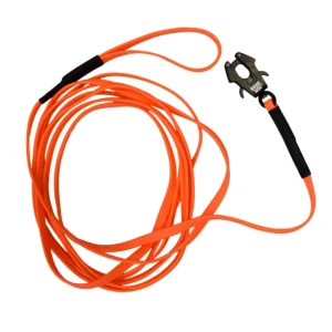 Boss Dog Tactical TPU Long Tracking Dog Leash - Hunter Orange, 20 ft