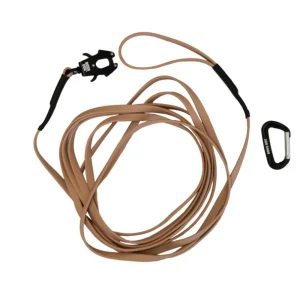 Boss Dog Tactical TPU Long Tracking Dog Leash - Tan, 20 ft