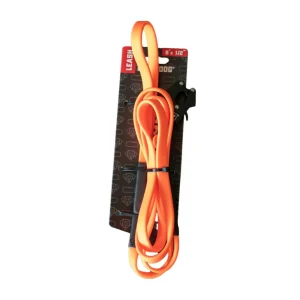 Boss Dog Tactical TPU Tracking Dog Leash - Hunter Orange, 6 ft