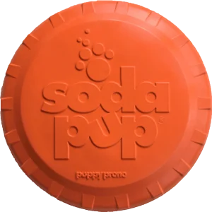 Bottle Top Flyer Durable Rubber Retrieving Frisbee