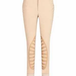 Boys Silicone Knee Patch Breeches - Youth Cotton Blend Riding Pants for Equestrian