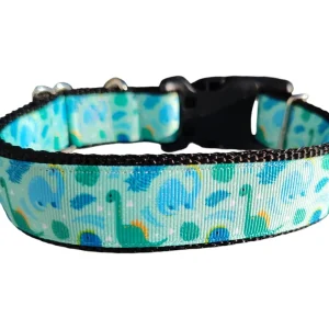 Brachiosaurus Dinosaur Nylon Dog Collar