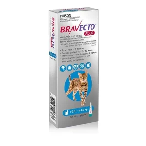 Bravecto Plus for Medium Cats 6.2