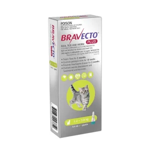 Bravecto Plus for Small Cats 2.6