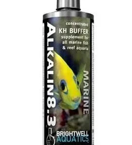 Brightwell Aquatics Alkalin 8.3 - Liquid pH Buffer and Alkalinity (KH) Builder, 2 Liters / 67.6 oz.