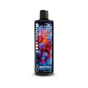 Brightwell Aquatics boost ph+, 500 ml. Ph increaser for difficult aquariums and those with high CO2 levels, can maintain up to 8.5 pH