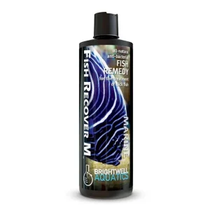 Brightwell Aquatics Fish recover M (Marine) 500 ml. natural herbal medication for open sores, redness in fins body, cloudy eyes, tail and fin rot