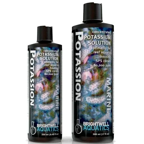 Brightwell Aquatics Potassion Concentrated Potassium Solution for Marine Aquaria, 20 Liters / 5.3 gal.