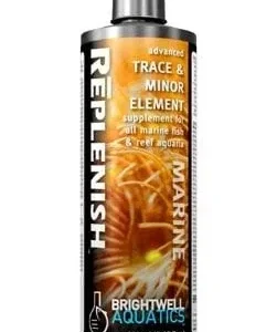 Brightwell Aquatics Replenish - Liquid Trace & Minor Minerals for all Marine Aquaria, 20 Liters / 5.3 gal.