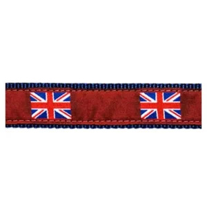 British Flag on Red
