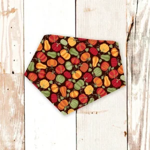 "Brown Pumpkins" Dog Bandana