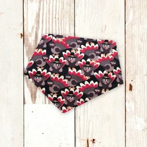 "Brown Turkeys" Dog Bandana