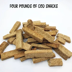 Bulk Bin Treats -TickledPet - Cod Snacks - Protein Packed Snacks Made of 100% Cod