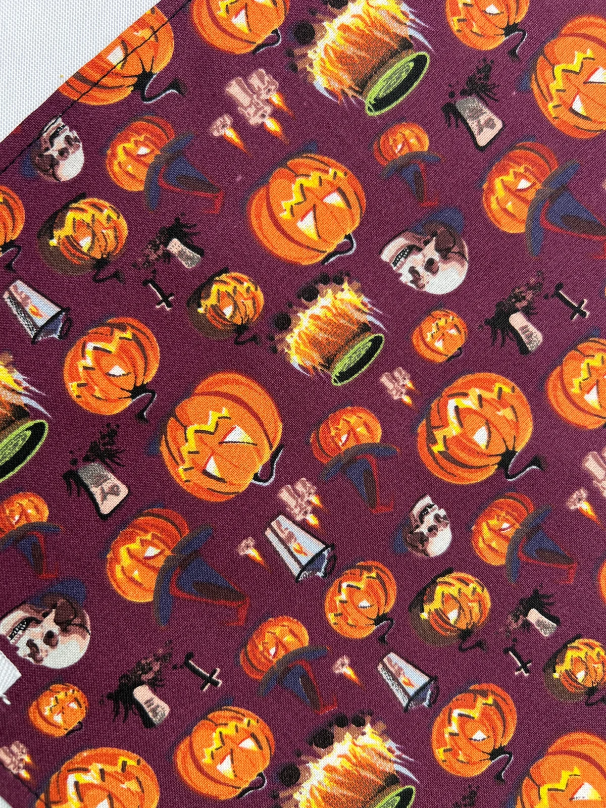 Burgundy cauldrons Bandana - Image 2