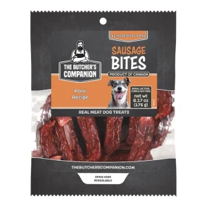 Butcher's Companion Dog Pork Sausage Bites 6.17 oz