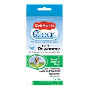 Buy Bob Martin Clear 3 in 1 Dewormer for Dog Supplies at lowest Price