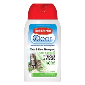 Buy Bob Martin Clear Ticks & Fleas Shampoo for Cats & Kittens at Lowest Price