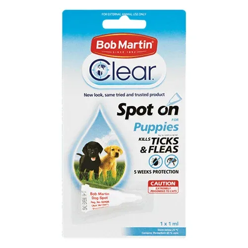 Buy Bob Martin Clear Ticks & Fleas Spot On for Dog Supplies at lowest Price - Image 2