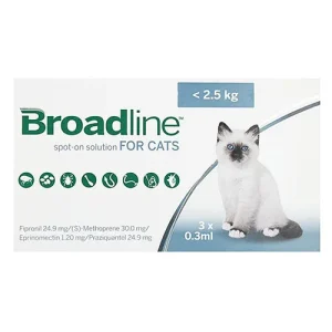 Buy Broadline Spot-On Solution for Small Cats up to 5.5 lbs at Lowest Price