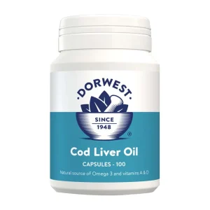 Buy Dorwest Cod Liver Oil Capsules for Dogs and Cats at Lowest Price
